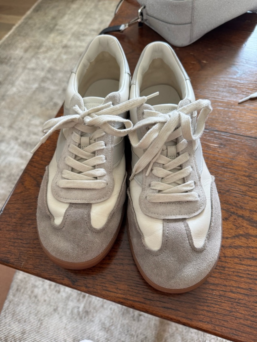 Vince Women's Oasis Mixed Leather Retro Sneakers